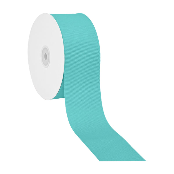 2 1/4" Textured Grosgrain Ribbon | Navajo Turquoise (315) | 50 Yard Roll