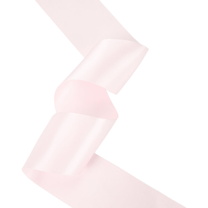 1 1/2" Double Face Satin Ribbon | Pearl Pink (123) | 50 Yard Roll