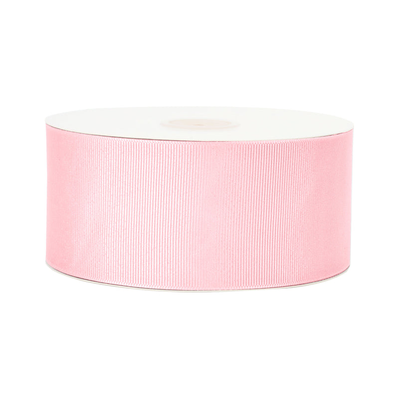 2 1/4" Textured Grosgrain Ribbon | Pearl Pink (123) | 50 Yard Roll