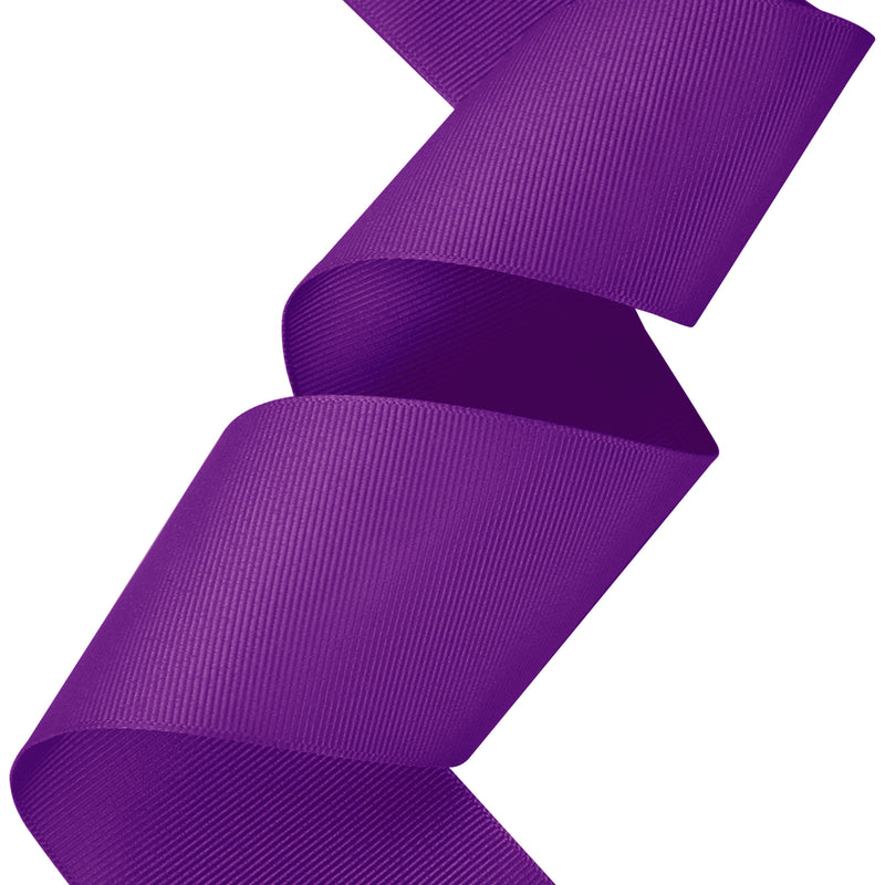 3" Textured Grosgrain Ribbon | Purple (465) | 50 Yard Roll