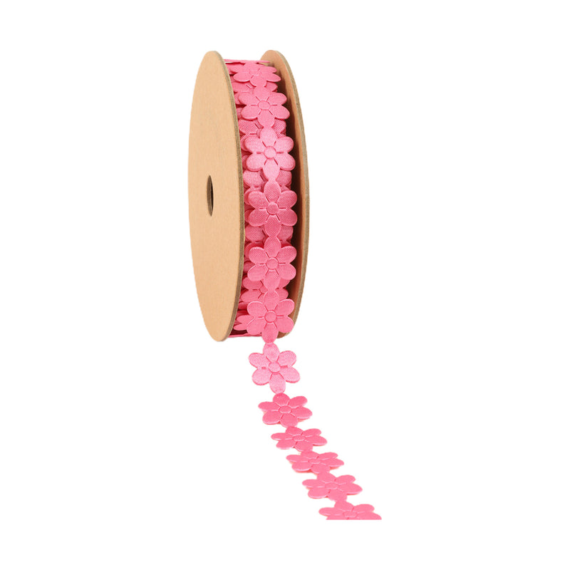 3/4" Ultra Sonic Trim | Flower Pink | 10 Yard Roll