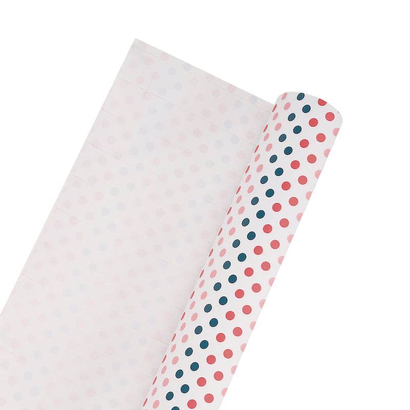 30" x 10' Wrapping Paper | Polka Dot Multi