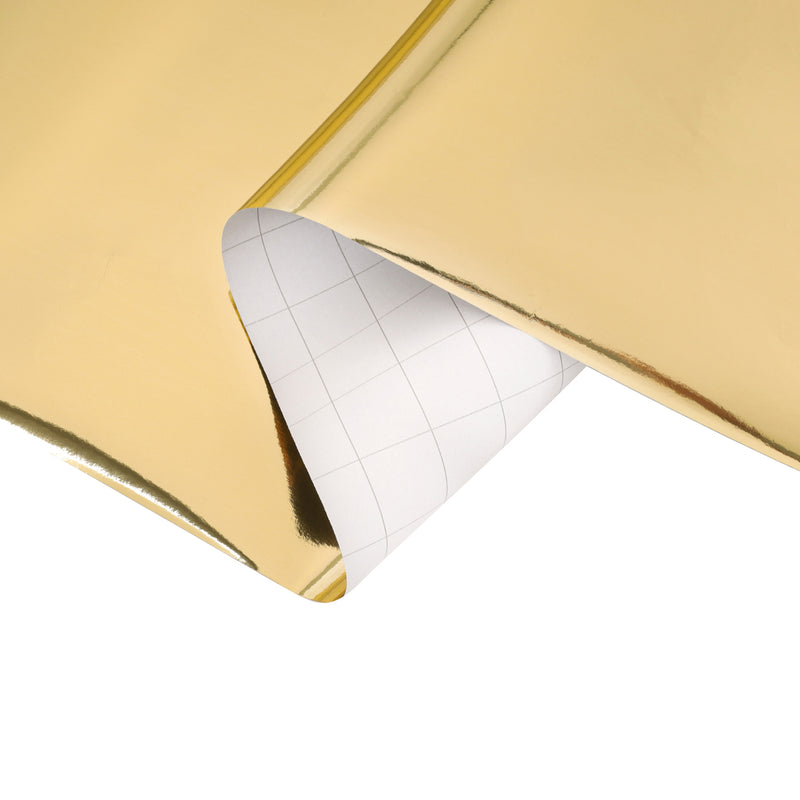 30" x 10' Holiday Wrapping Paper | Metallic Gold