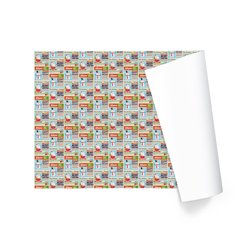 30" x 10' Holiday Wrapping Paper | Holiday News Papers