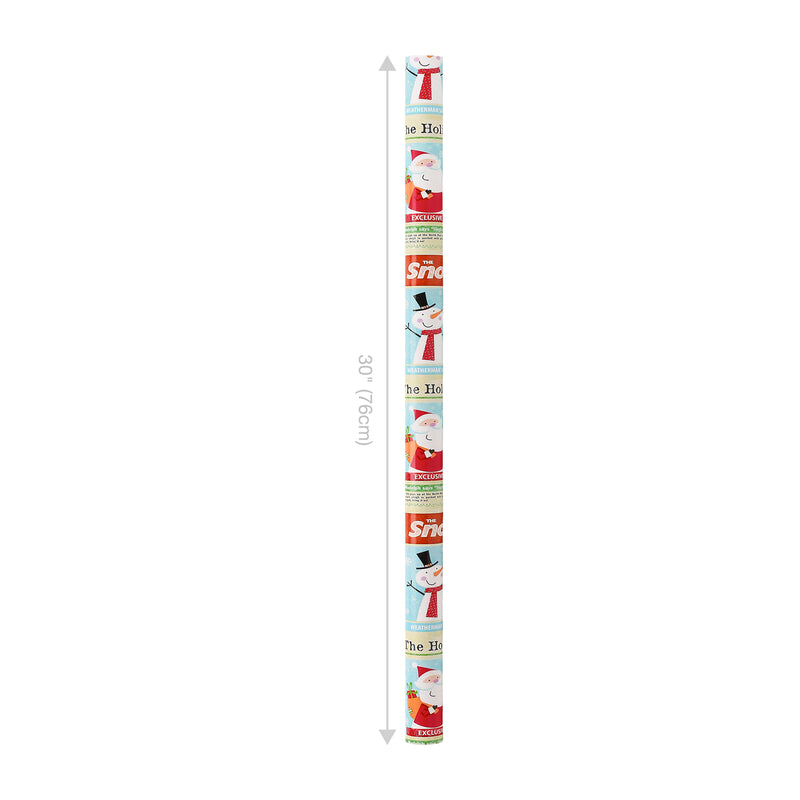 30" x 10' Holiday Wrapping Paper | Holiday News Papers