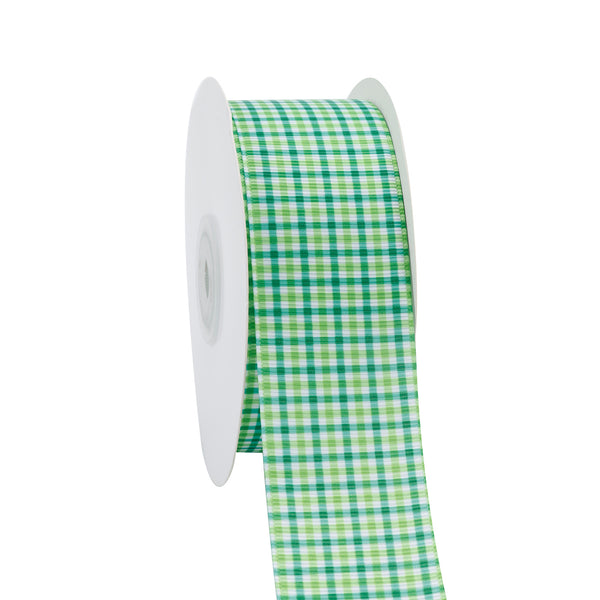 1 1/2" Printed Grosgrain Ribbon | Patty's Plaid (10005) | 100 Yard Roll