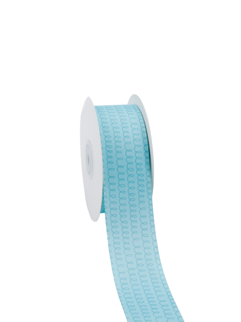 1 1/2" Printed Grosgrain Ribbon | Ice Swirl (10061) | 20 Yard Roll