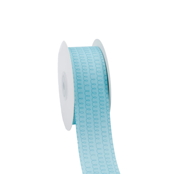 1 1/2" Printed Grosgrain Ribbon | Ice Swirl (10061) | 100 Yard Roll